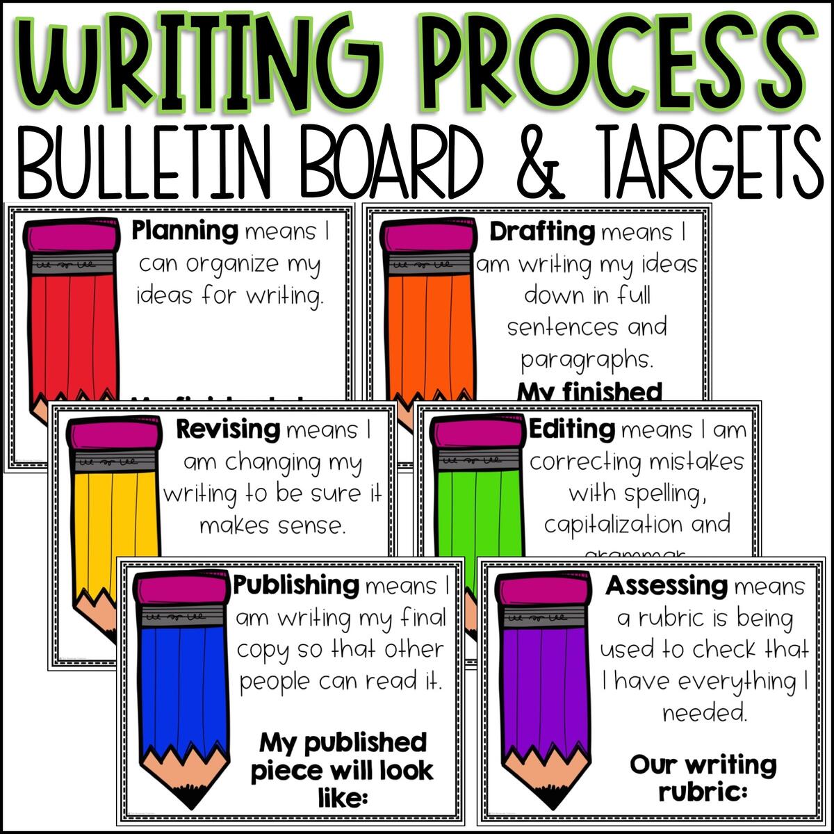 Free Writing Process Posters Storyboard That Create Now